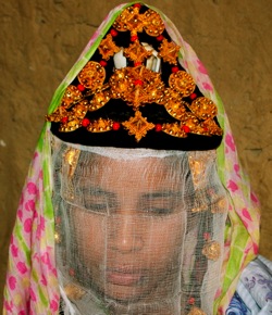 Bride in veil